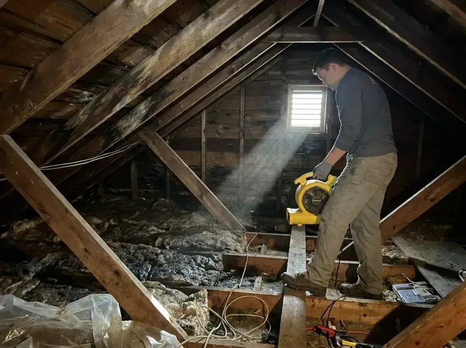 attic-water-damage-drying-proc-007 — frequently asked questions, Emergency Water Extraction & 24/7 Flood Response in Tallass…